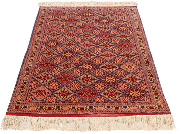Afghan Oriental Rug 118 × 177 cm, Silk, hand-knotted — view 2 Afghan Oriental Rug 118 × 177 cm, Silk, hand-knotted — view 2