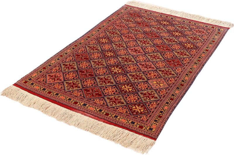 Afghan Oriental Rug 118 × 177 cm, Silk, hand-knotted — view 3 Afghan Oriental Rug 118 × 177 cm, Silk, hand-knotted — view 3