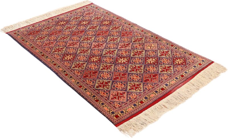 Afghan Oriental Rug 118 × 177 cm, Silk, hand-knotted — view 4 Afghan Oriental Rug 118 × 177 cm, Silk, hand-knotted — view 4