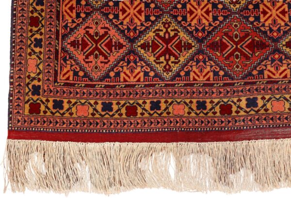 Afghan Oriental Rug 118 × 177 cm, Silk, hand-knotted — view 5 Afghan Oriental Rug 118 × 177 cm, Silk, hand-knotted — view 5