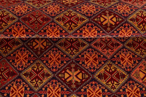 Afghan Oriental Rug 118 × 177 cm, Silk, hand-knotted — view 8 Afghan Oriental Rug 118 × 177 cm, Silk, hand-knotted — view 8
