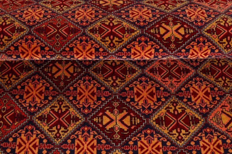 Afghan Oriental Rug 118 × 177 cm, Silk, hand-knotted — view 8 Afghan Oriental Rug 118 × 177 cm, Silk, hand-knotted — view 8