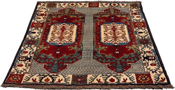 Afghan Oriental Rug 125 × 178 cm, Wool, hand-knotted, antique — view 2