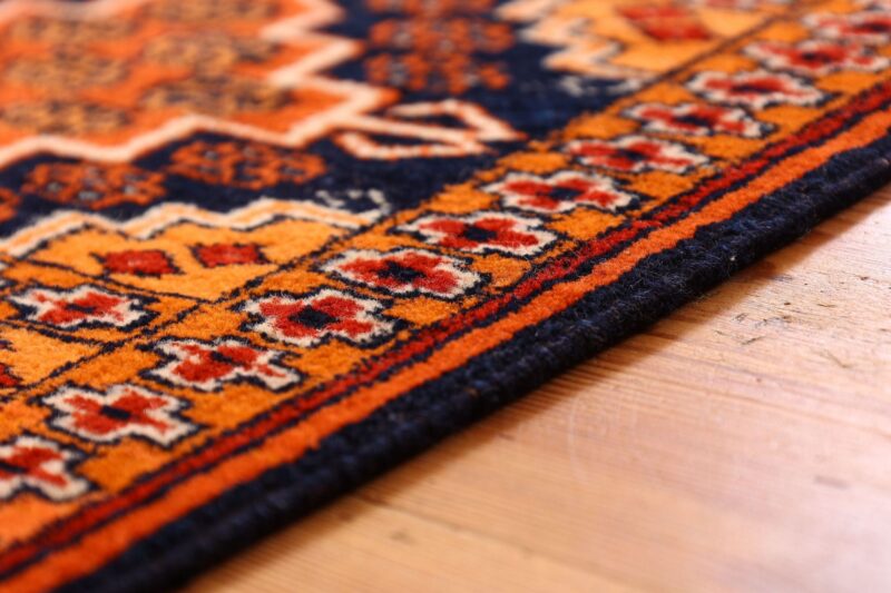 Afghan Oriental Rug 128 × 189 cm, Wool, hand-knotted, antique — view 6