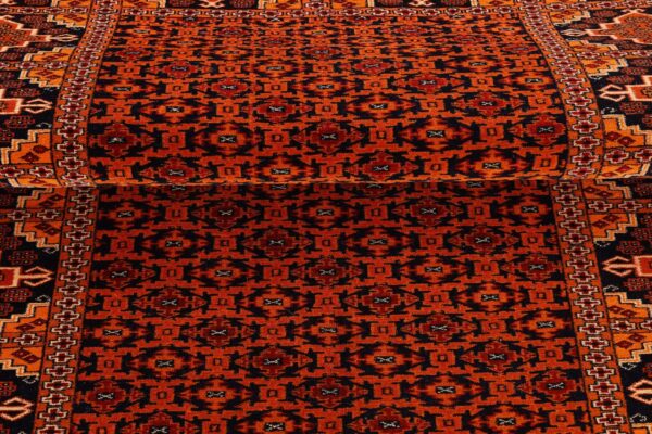 Afghan Oriental Rug 128 × 189 cm, Wool, hand-knotted, antique — view 8