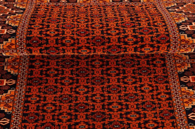 Afghan Oriental Rug 128 × 189 cm, Wool, hand-knotted, antique — view 8