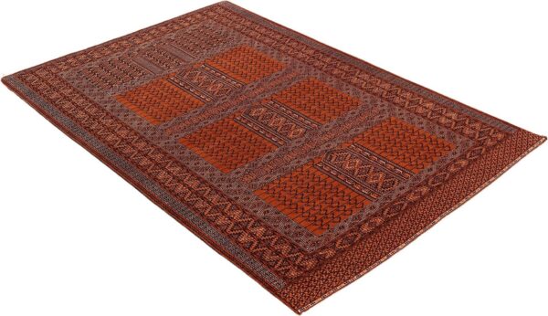 Afghan Oriental Rug 135 × 205 cm, Wool and Silk, hand-knotted — view 4