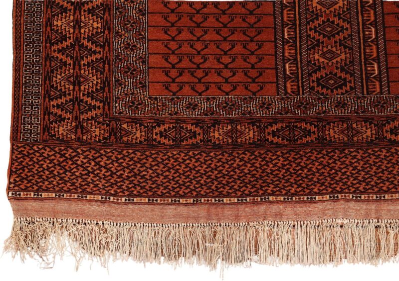 Afghan Oriental Rug 135 × 205 cm, Wool and Silk, hand-knotted — view 5