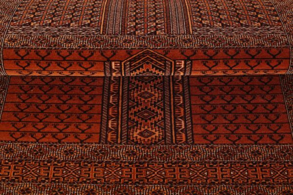 Afghan Oriental Rug 135 × 205 cm, Wool and Silk, hand-knotted — view 8