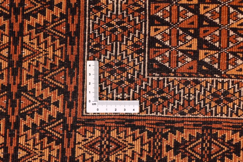 Afghan Oriental Rug 135 × 205 cm, Wool and Silk, hand-knotted — view 9