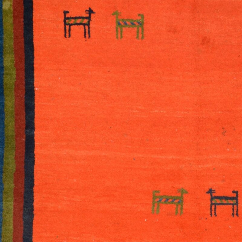 Gabbeh Oriental Rug 154 × 191 cm, Wool, hand-knotted — view 4