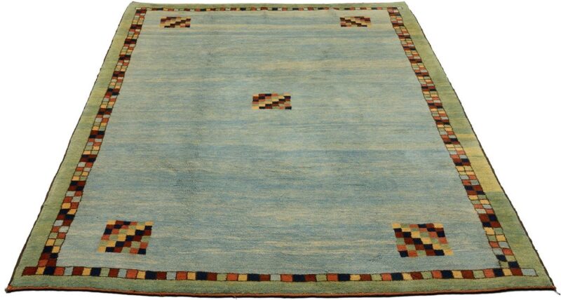 Gabbeh Oriental Rug 200 × 280 cm, Wool, hand-knotted — view 2 Gabbeh Oriental Rug 200 × 280 cm, Wool, hand-knotted — view 2