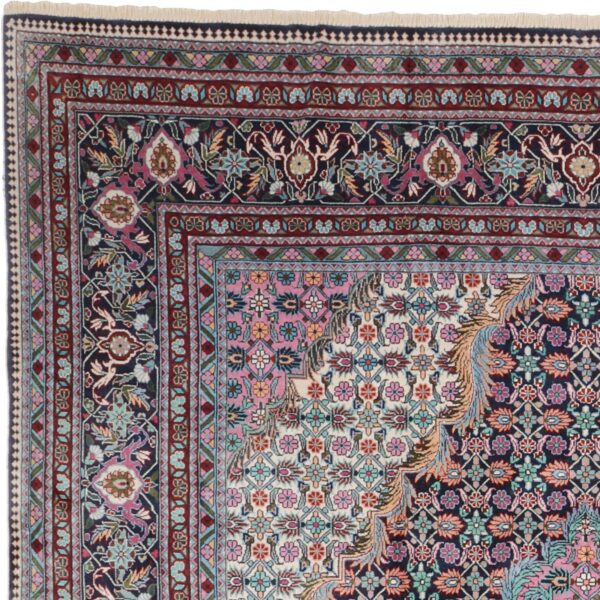 Qom Oriental Rug 184 × 276 cm, Silk, hand-knotted — view 6
