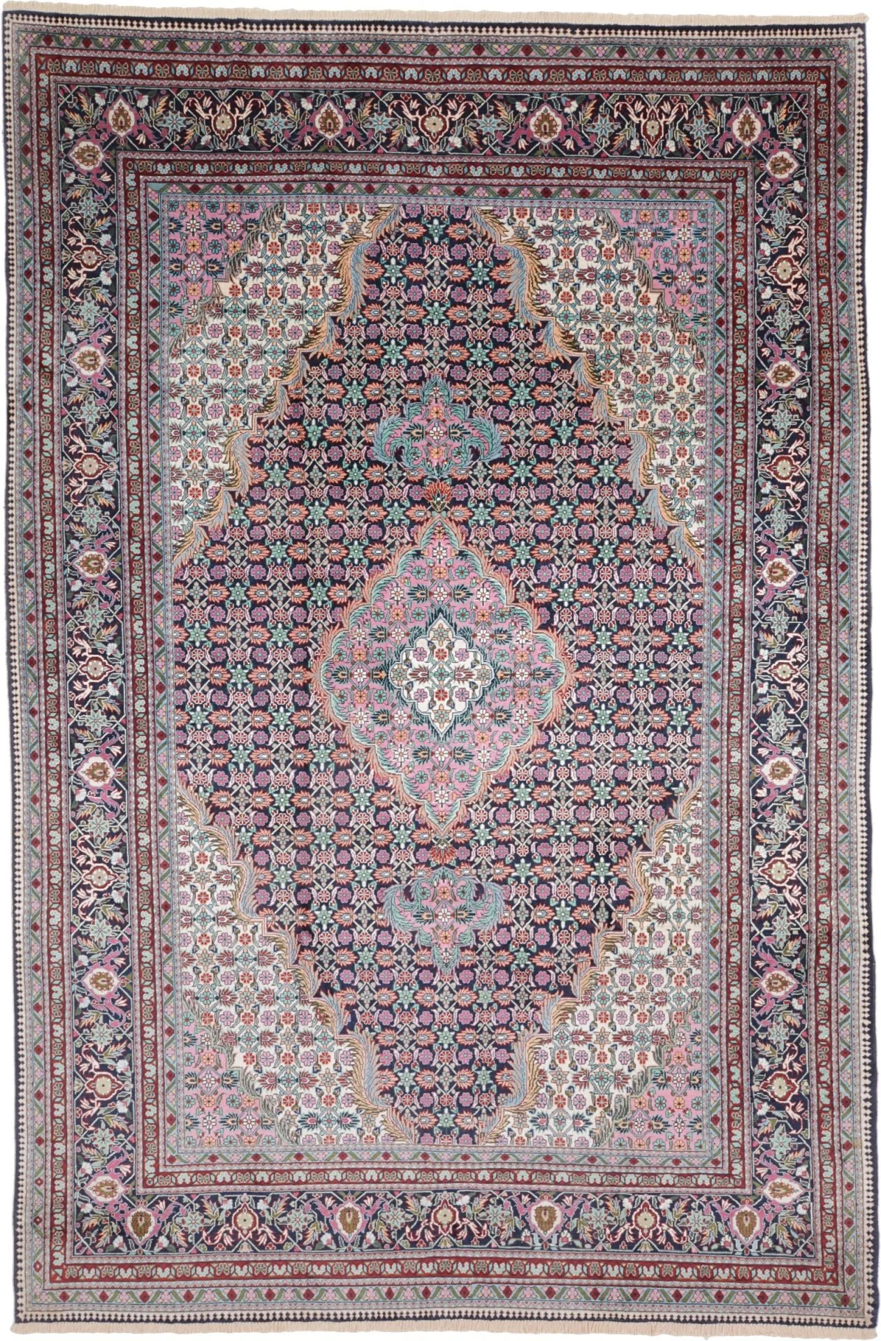 Qom Oriental Rug 184 × 276 cm, Silk, hand-knotted