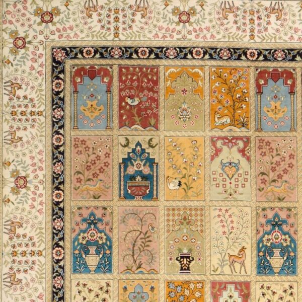 Qom Oriental Rug 185 × 280 cm, Silk, hand-knotted — view 4