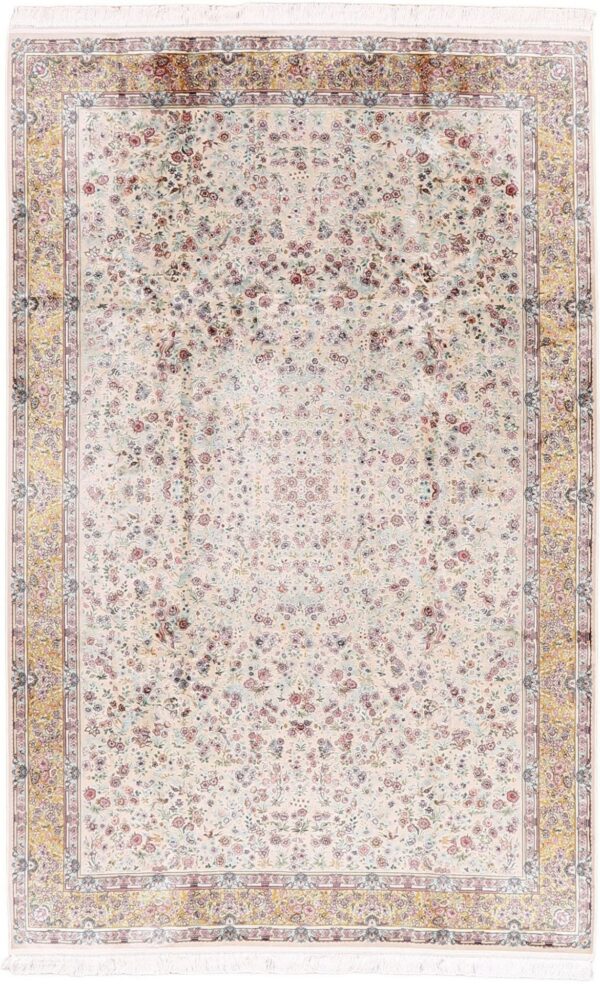 Qom Oriental Rug 200 × 300 cm, Silk, hand-knotted Qom Oriental Rug 200 × 300 cm, Silk, hand-knotted
