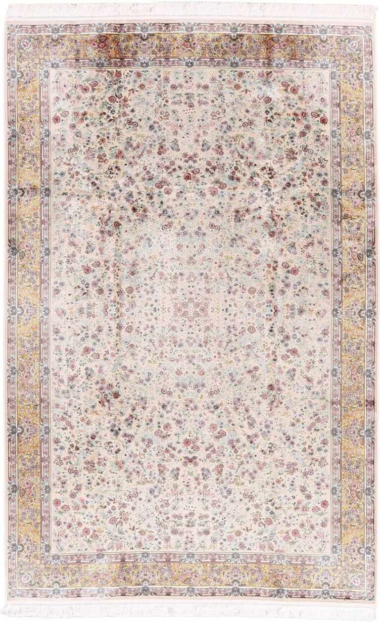 Qom Oriental Rug 200 × 300 cm, Silk, hand-knotted