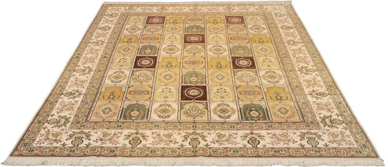 Qom Oriental Rug 245 × 302 cm, Silk, hand-knotted, exclusive — view 2