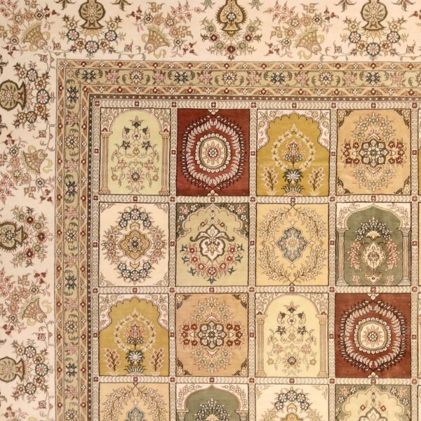 Qom Oriental Rug 245 × 302 cm, Silk, hand-knotted, exclusive — view 4