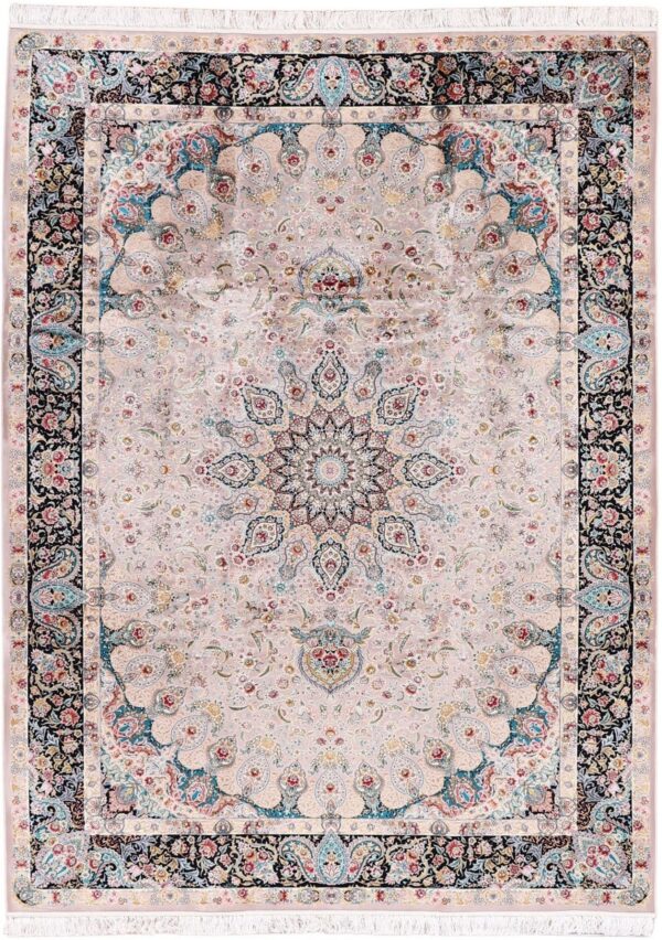 Qom Oriental Rug 250 × 350 cm, Silk, hand-knotted, exclusive