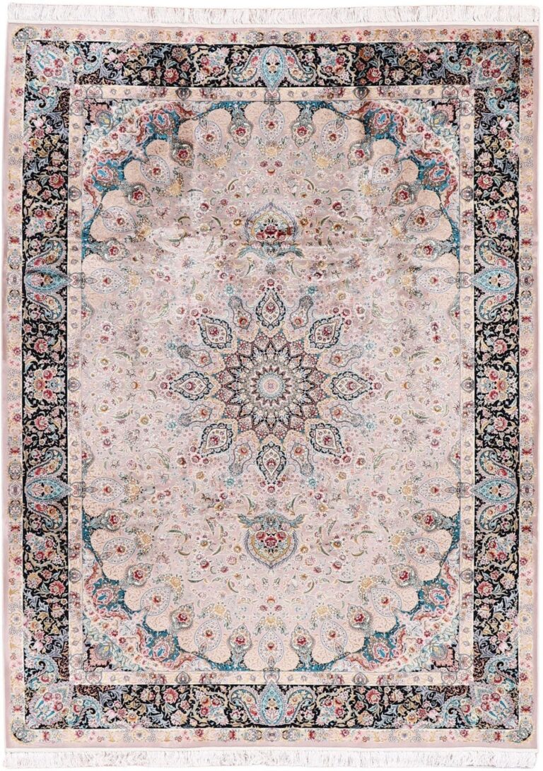 Qom Oriental Rug 250 × 350 cm, Silk, hand-knotted, exclusive