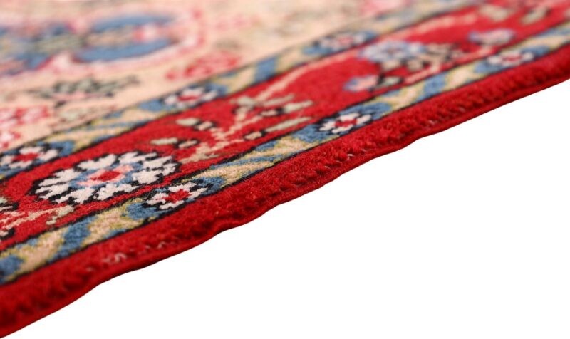 Qom Oriental Rug 45 × 45 cm, Silk, hand-knotted — view 5 Qom Oriental Rug 45 × 45 cm, Silk, hand-knotted — view 5