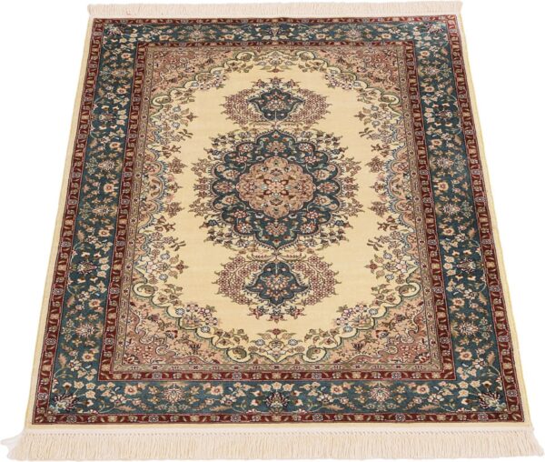 Qom Oriental Rug 78 × 121 cm, Silk, hand-knotted — view 2
