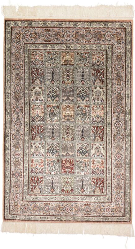 Qom Oriental Rug 80 × 122 cm, Silk, hand-knotted