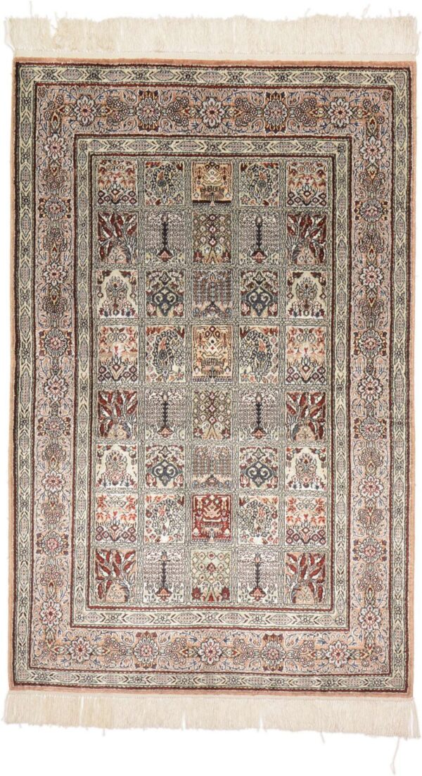 Qom Oriental Rug 80 × 122 cm, Silk, hand-knotted