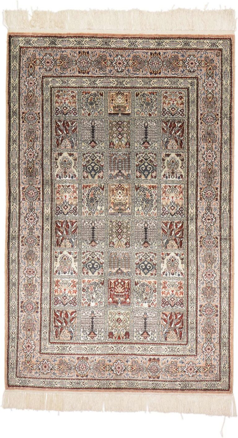 Qom Oriental Rug 80 × 122 cm, Silk, hand-knotted