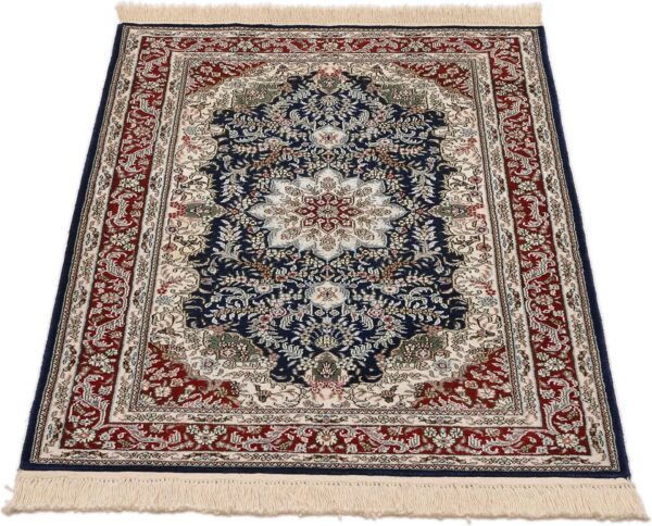 Qom Oriental Rug 80 × 124 cm, Silk, Multicolor, hand-knotted — view 2