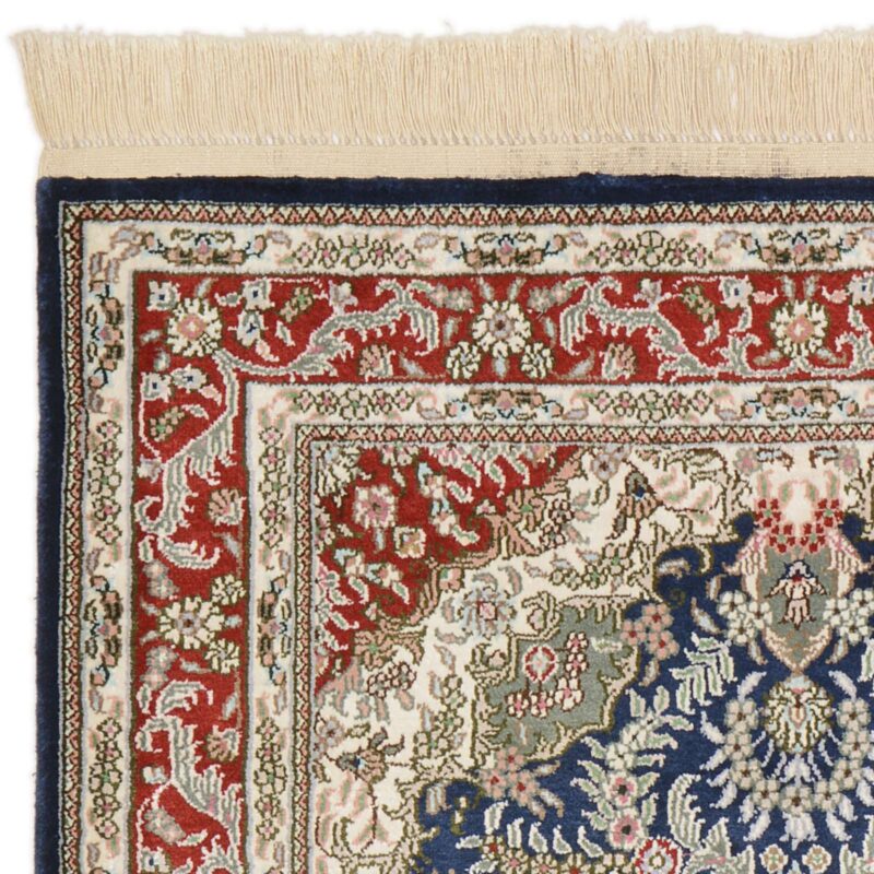 Qom Oriental Rug 80 × 124 cm, Silk, Multicolor, hand-knotted — view 5