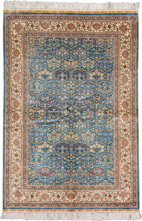 Hereke Oriental Rug 125 × 183 cm, Silk, hand-knotted Hereke Oriental Rug 125 × 183 cm, Silk, hand-knotted