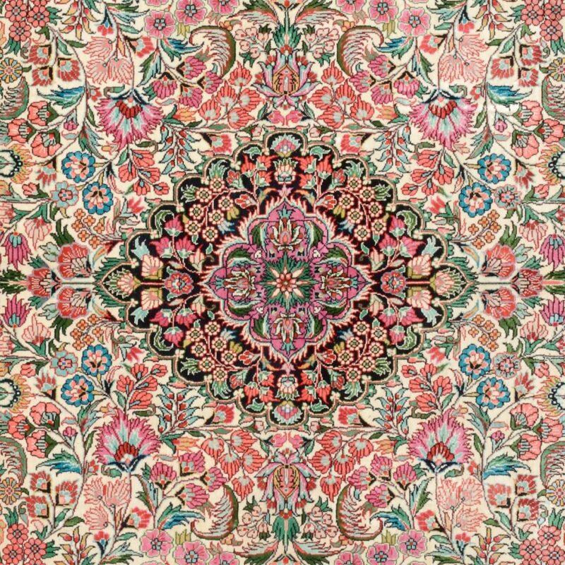 Hereke Oriental Rug 152 × 252 cm, Silk, hand-knotted — view 4