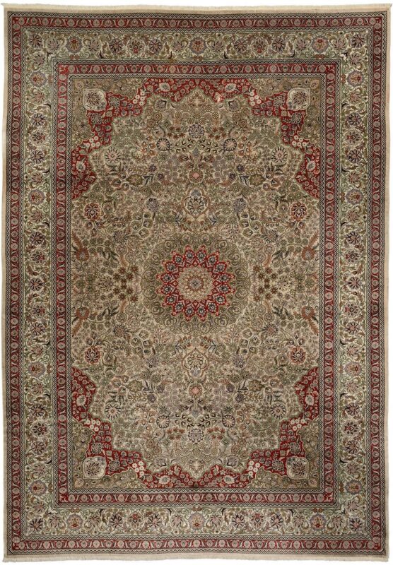 Hereke Oriental Rug 179 × 244 cm, Silk, hand-knotted