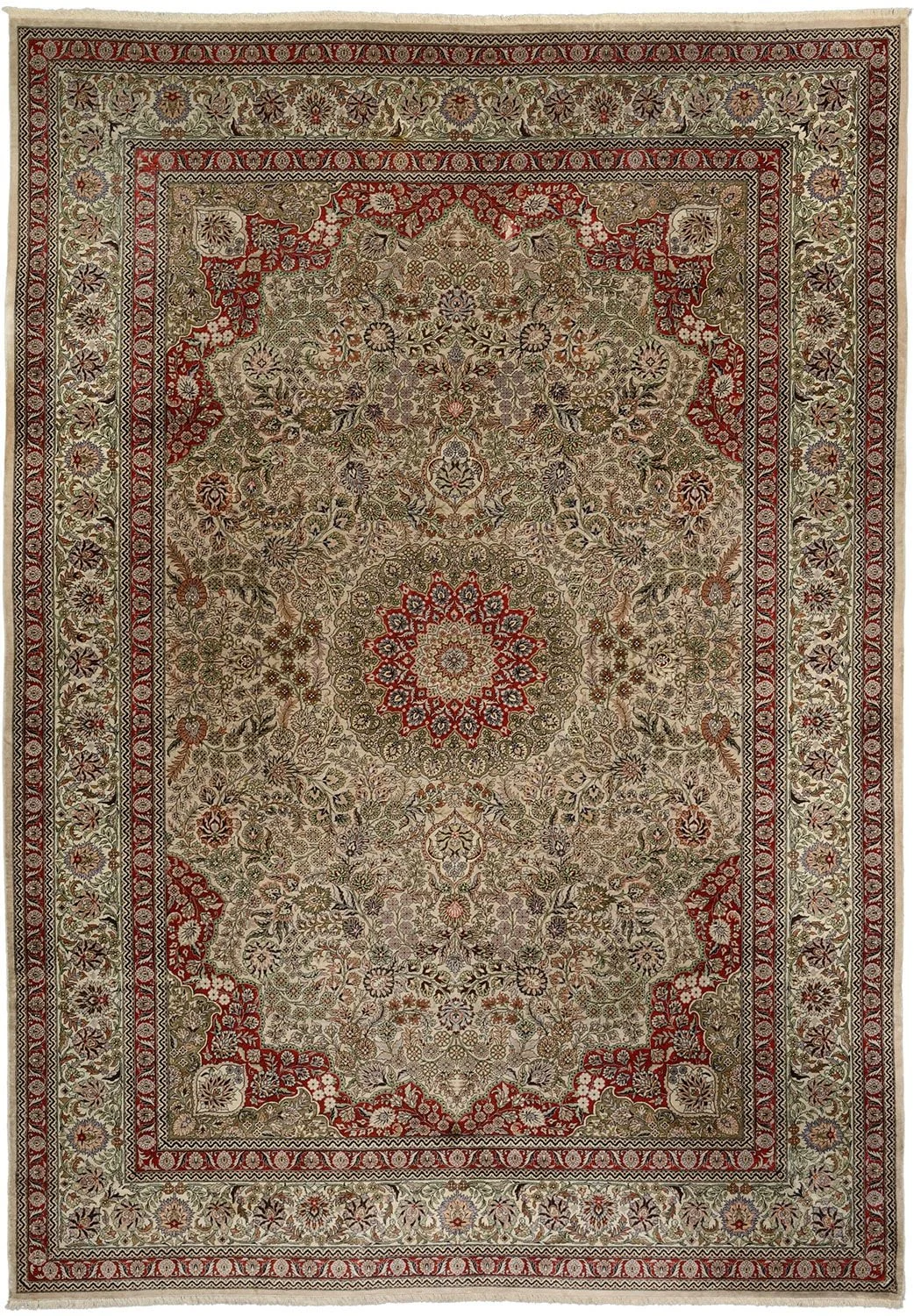 Hereke Oriental Rug 179 × 244 cm, Silk, hand-knotted