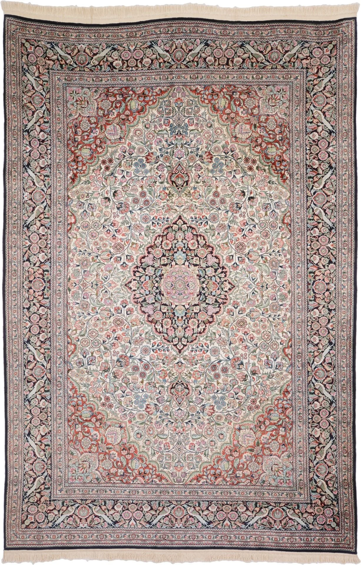 Hereke Oriental Rug 185 × 280 cm, Silk, hand-knotted
