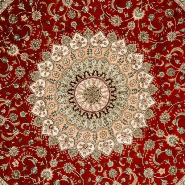 Hereke Oriental Rug 186 × 186 cm, Silk, hand-knotted — view 4