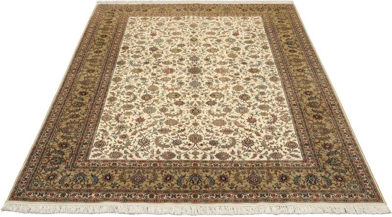 Hereke Oriental Rug 190 × 283 cm, Silk, hand-knotted, very fine — view 2 Hereke Oriental Rug 190 × 283 cm, Silk, hand-knotted, very fine — view 2