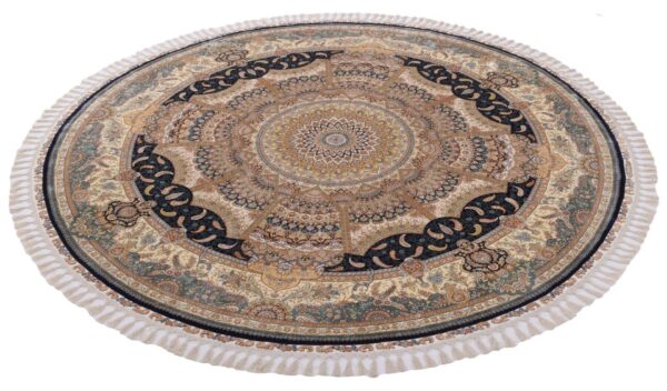 Hereke Oriental Rug 248 × 248 cm, Silk, hand-knotted — view 3