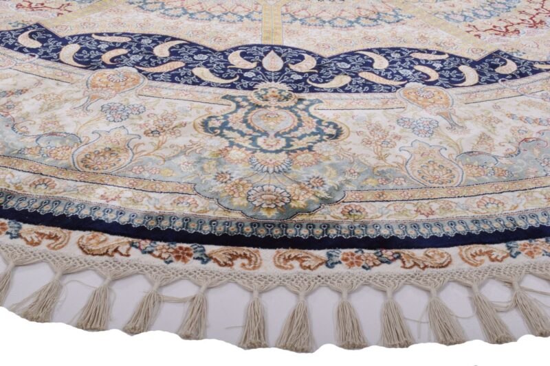 Hereke Oriental Rug 248 × 248 cm, Silk, hand-knotted — view 5