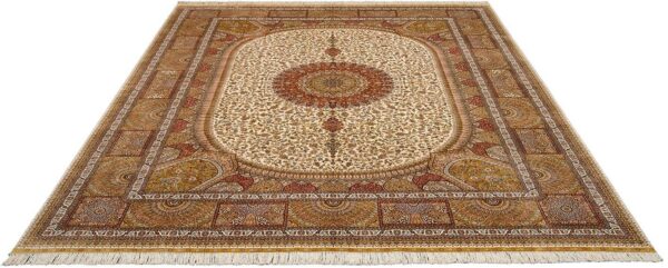 Hereke Oriental Rug 270 × 365 cm, Silk, hand-knotted — view 2