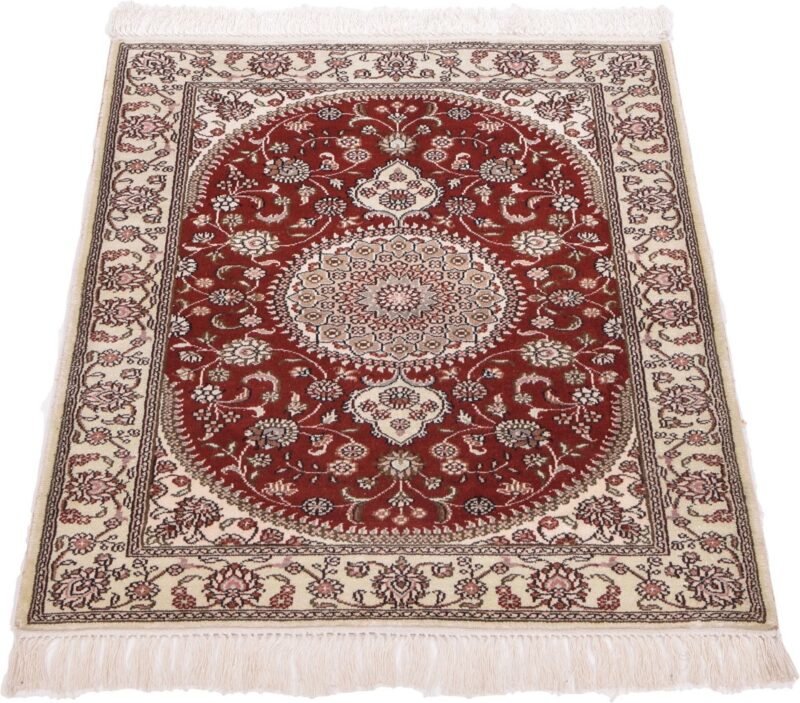 Hereke Oriental Rug 61 × 91 cm, Silk, hand-knotted, exclusive — view 2