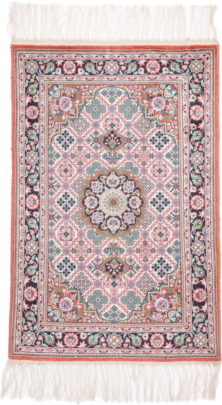 Hereke Oriental Rug 61 × 92 cm, Silk, hand-knotted