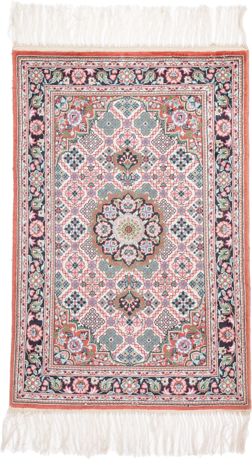 Hereke Oriental Rug 61 × 92 cm, Silk, hand-knotted