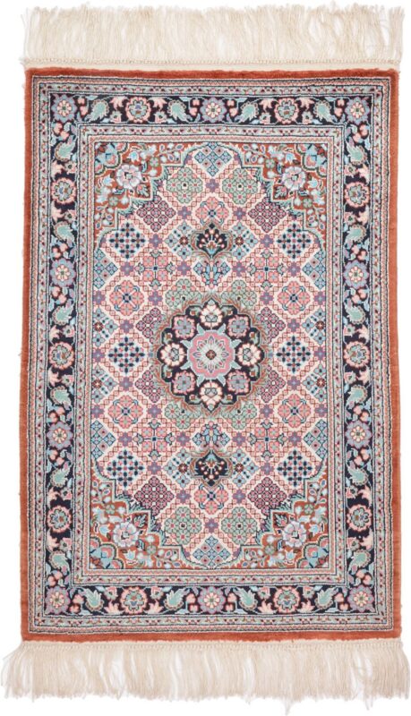 Hereke Oriental Rug 63 × 95 cm, Silk, hand-knotted Hereke Oriental Rug 63 × 95 cm, Silk, hand-knotted
