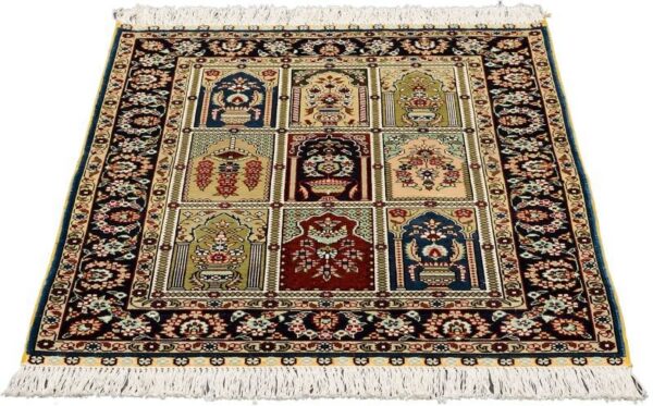 Hereke Oriental Rug 64 × 93 cm, Silk, hand-knotted, fine — view 2