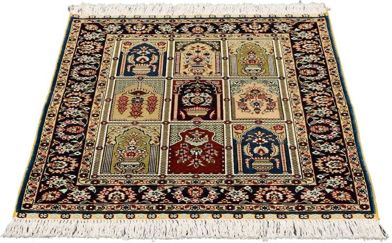 Hereke Oriental Rug 64 × 93 cm, Silk, hand-knotted, fine — view 2