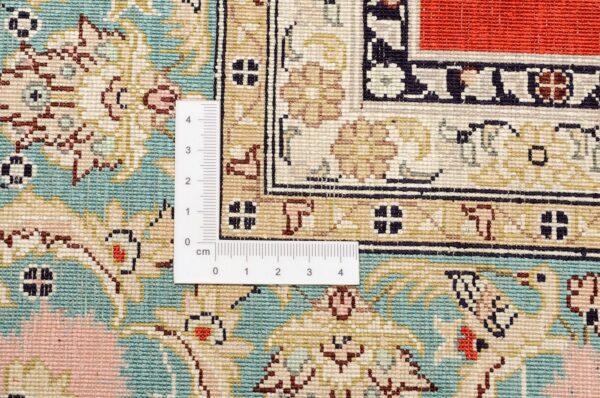 Hereke Oriental Rug 76 × 121 cm, Silk, hand-knotted — view 3
