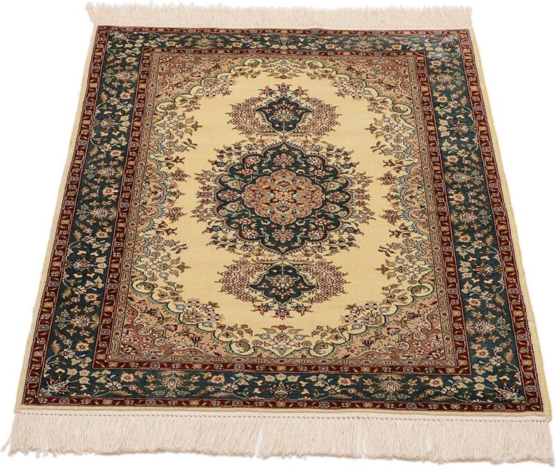 Hereke Oriental Rug 78 × 118 cm, Silk, hand-knotted — view 2